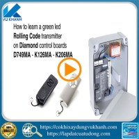 Hướng dẫn cài đặt remote trên | Diamond control boards D749MA - K126MA - K206MA TAU Italia