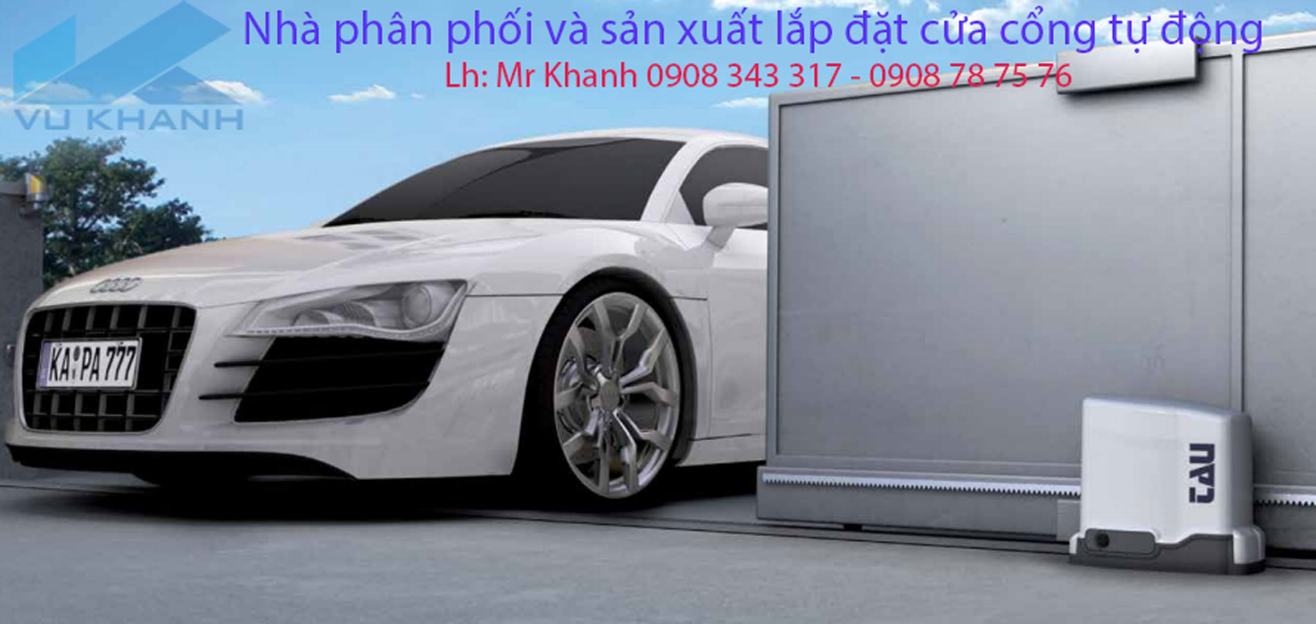 Cửa Cổng Mở Tự Động - Nhập Khẩu Trực Tiếp - Giá Thành Tốt thi-cong-cong-tu-dong - 1