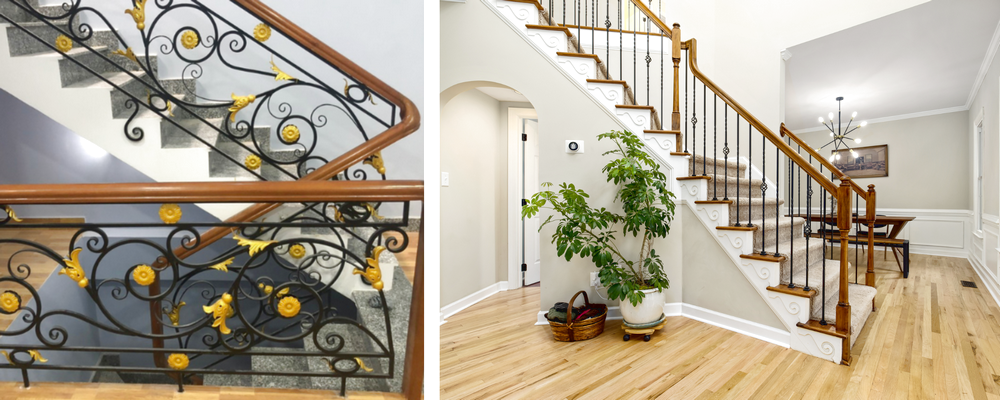 Cầu thang thép SP-38633 Tay Vịn Cầu Thang Sắt Kẽm-1