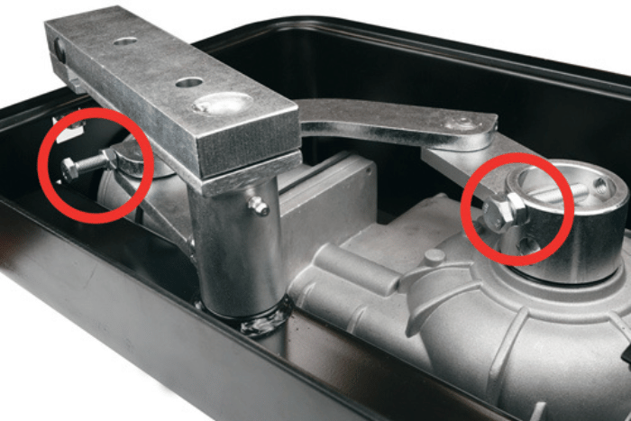 Motor mở cửa cổng tự động âm sàn TAU R40 Italy Motor âm sàn-1