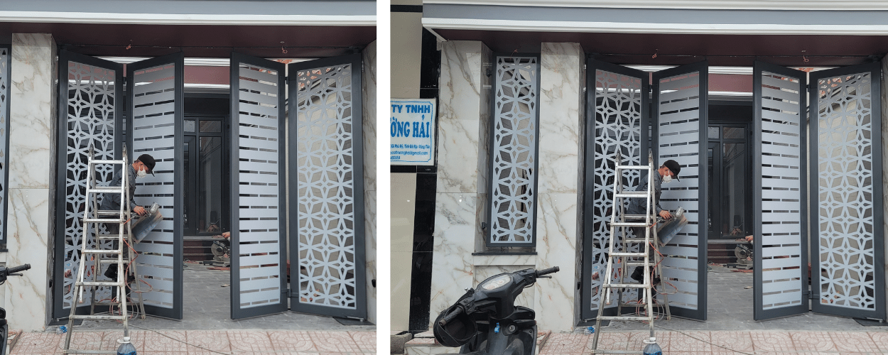 Cửa Cổng Sắt Cửa Cổng Hiện Đại-1