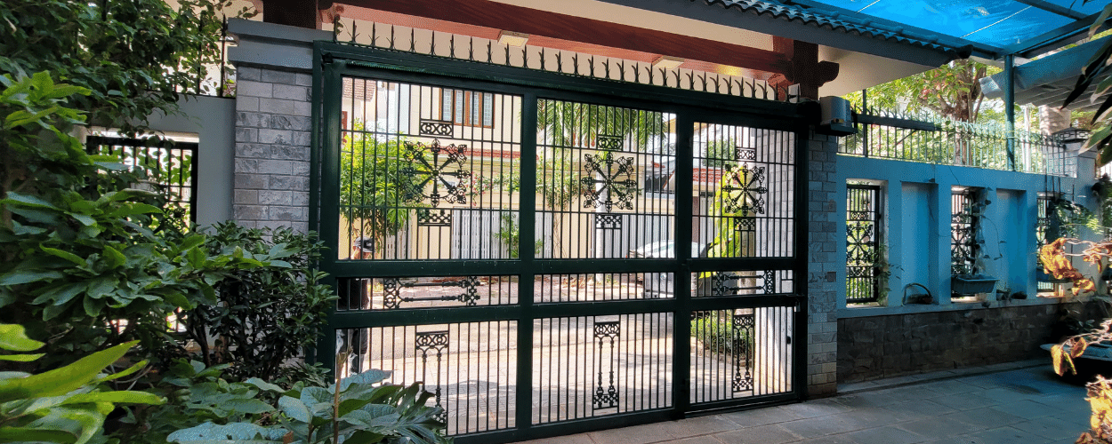 Cửa Cổng Sắt Chống Rỉ Cửa Cổng Hiện Đại-1