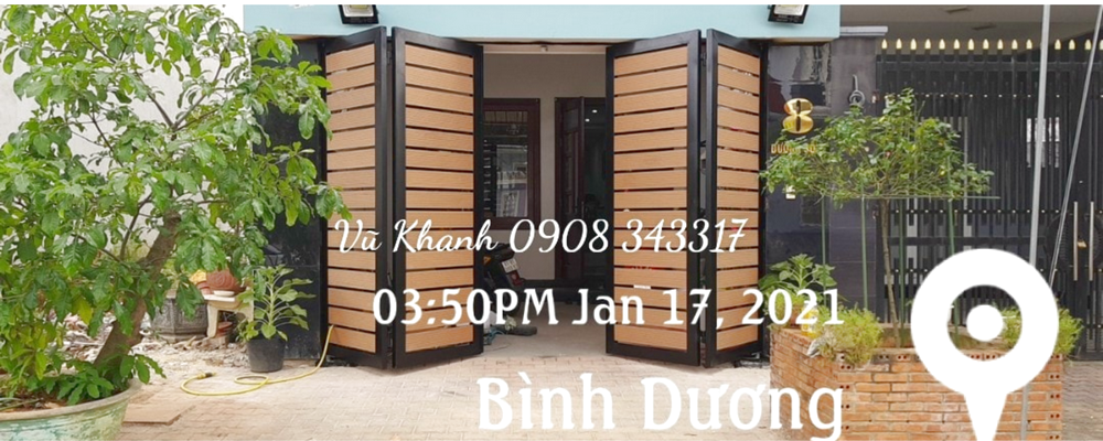 Cửa Lùa 4 Cánh Tự Động Vũ Khanh Cửa Cổng Hiện Đại-1