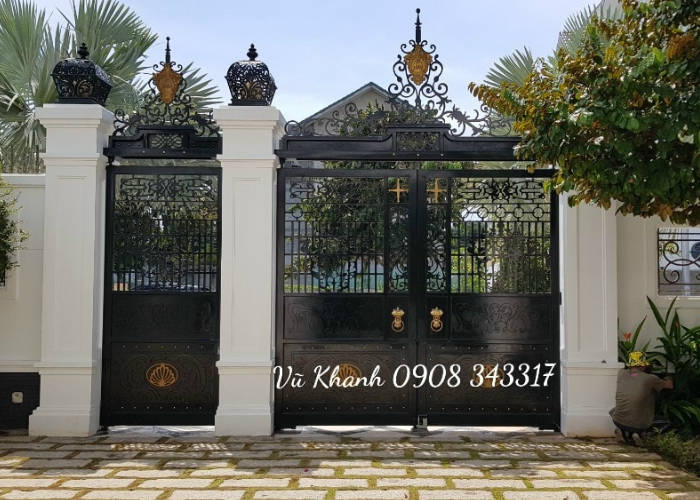 Cổng Sắt Hiện Đại Tự Động