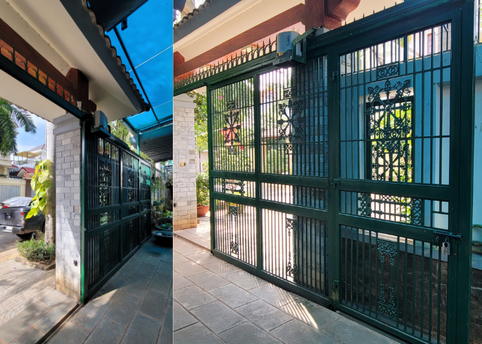 Cửa Cổng Sắt Chống Rỉ