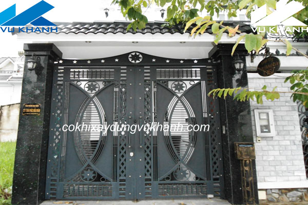 Cửa Cổng Hiện Đại Bằng Sắt Hiện Đại Cho Nhà Phố