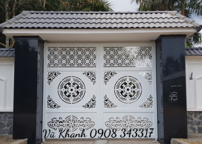 Cửa cổng Sắt Kẽm Cắt CNC