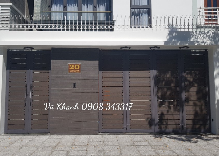 Cửa Sắt Đẹp 4 Cánh Tự Động