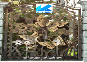 Hàng Rào Sắt Cắt Hoa Văn SP-73797