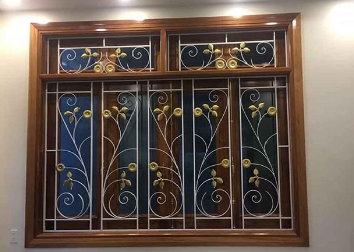 Khung Bảo Vệ Cửa Sổ Sắt Mỹ Thuật SP-64789