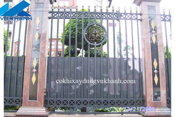 Khung Hàng rào sắt Hộp Mạ Kẽm
