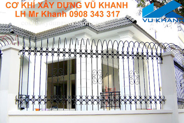 Khung Hàng Rào Sắt Phi Tròn 16 Đặc