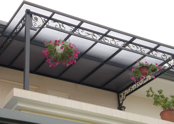 Mái Hiên Đẹp Kết Hợp Sắt Mỹ Thuật