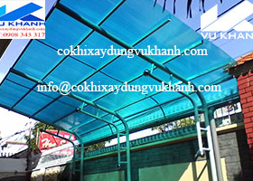 Mái Vòm Sắt Kẽm Lợp Tấm PolyCarbonate SP-69125