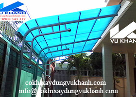 Mái Vòm Sắt Kẽm Lợp Tấm PolyCarbonate SP-81848