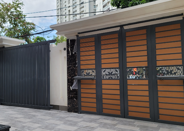 Cổng Lùa Đẹp Mở Tự Động-2