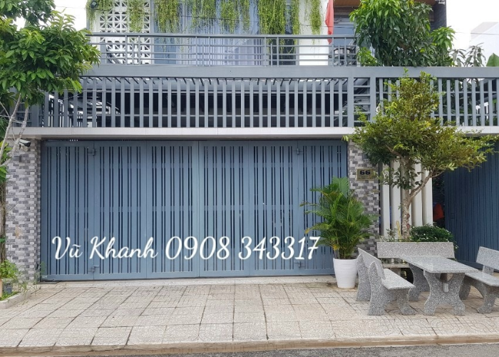 Cổng Nhà Phố Đẹp Hện Đại-1