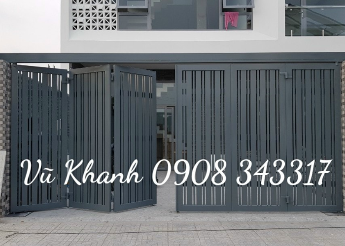 Cổng Nhà Phố Đẹp Hện Đại-3