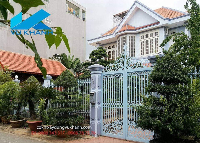 Cổng Nhà Phố Mạ Kẽm-3