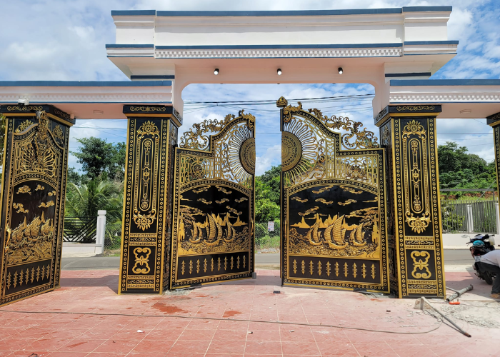 Công Nhôm Đúc Đặc Cho Ngôi nhà đẹp-3