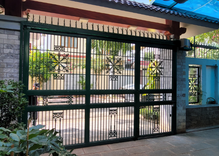 Cửa Cổng Sắt Chống Rỉ-1