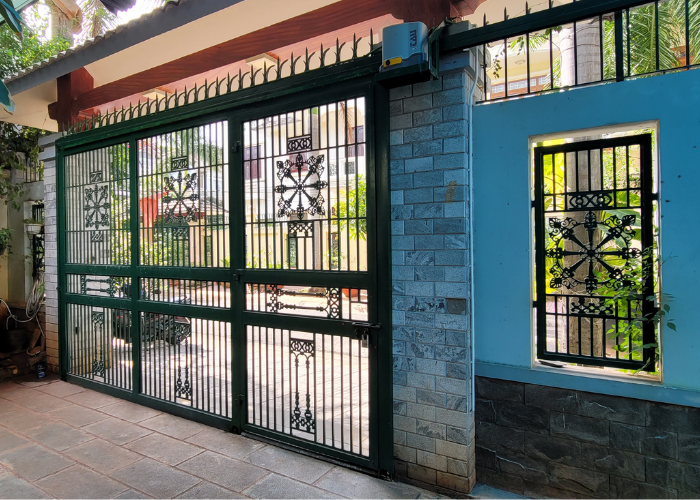 Cửa Cổng Sắt Chống Rỉ-4