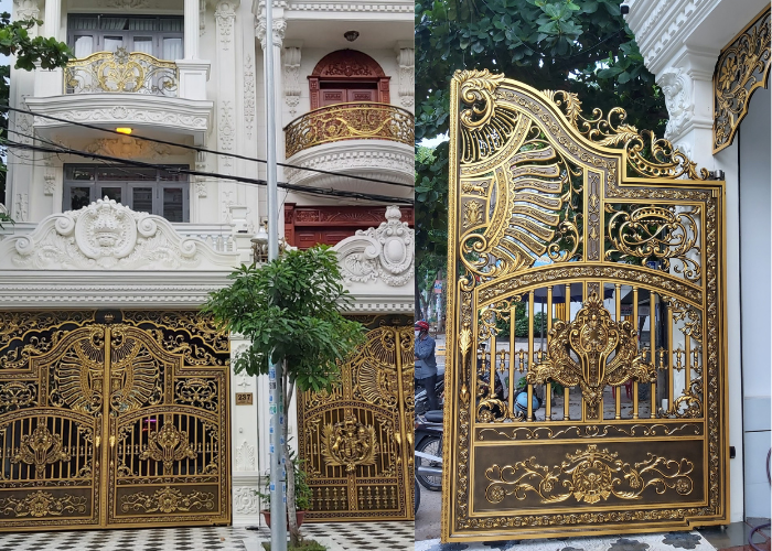 Cửa cổng cổ điển 005-1