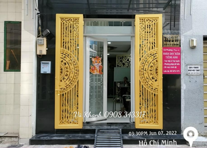 Cửa Cổng Hai Cánh Cắt CNC-2