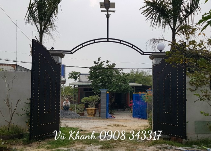 Cửa cổng thép kín Vũ Khanh-1