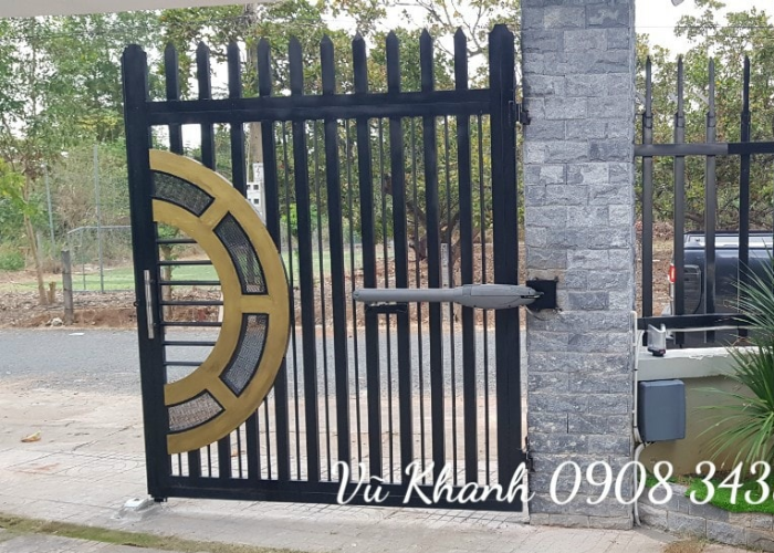 Cửa Cổng Mạ Kẽm Cánh Tay Đòn Tự Động-3