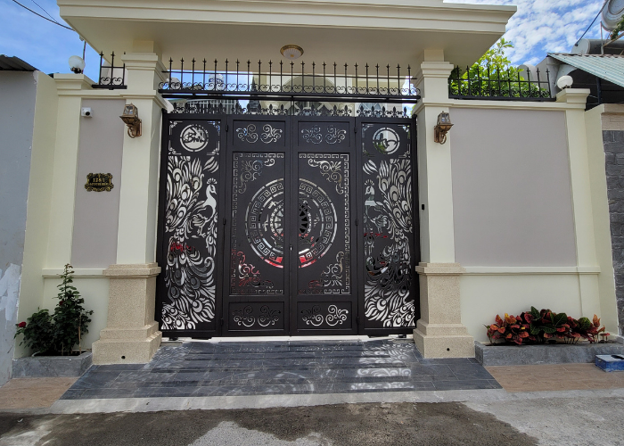 Cửa Cổng Sắt Hiện Đại-3
