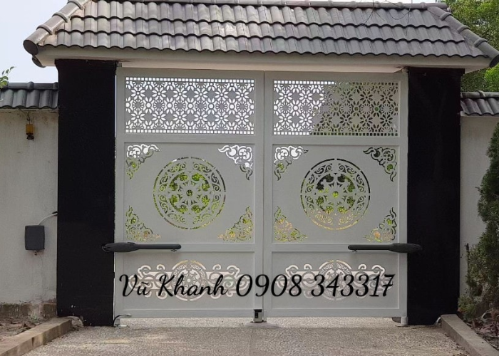 Cửa cổng Sắt Kẽm Cắt CNC-3