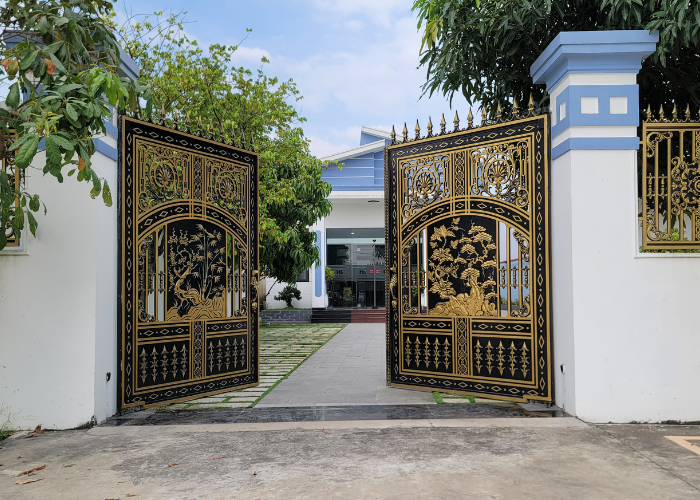 Cửa Cổng Sắt Mỹ Nghệ-1