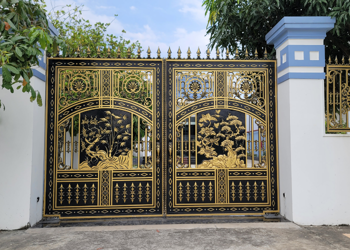 Cửa Cổng Sắt Mỹ Nghệ-3