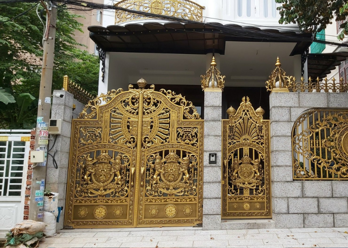 Cửa Đúc Nhôm Cao cấp cho biệt thự-1
