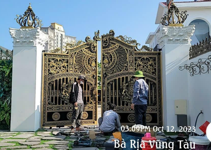 Cửa Đúc Nhôm Cao cấp cho biệt thự-2