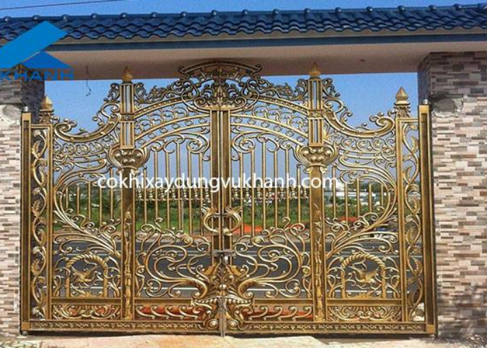 Cửa Sắt Nhôm Đúc Hoa Văn Cao Cấp-2