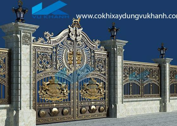 Cửa Sắt Nhôm Đúc Hoa Văn Cao Cấp-3