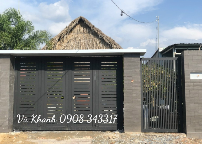 Thi công Cổng tự động-1