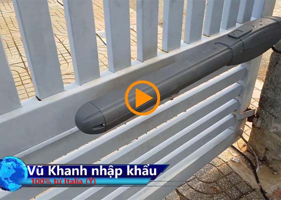 Báo giá mô tơ cánh tay đòn, gắn cổng sắt hộp 2 cánh đẹp đơn giản