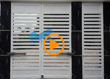 Cách lắp đặt cửa cổng hai cánh mở tự động