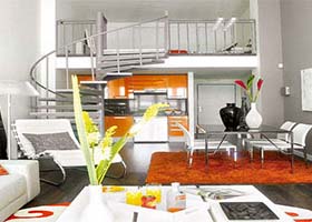  Cầu thang xoắn nghệ thuật cho ngôi nhà nhỏ