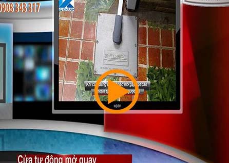 Cửa tự động mở quay 02 cánh âm sàn g-force