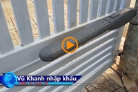 Báo giá mô tơ cánh tay đòn, gắn cổng sắt hộp 2 cánh đẹp đơn giản