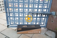 Cổng đóng mở tự động 2 cánh, motor cánh tay đòn Italia tại Bà Rịa