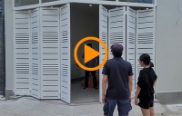 Cổng Mở Tự Động 8 Cánh Mô Tơ Âm Sàn Ý - Giải Pháp Tiện Ích Và Thẩm Mỹ Cho Các Công Trình Hiện Đại