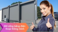 Cổng tự động, cửa tự động điều khiển bằng điện thoại thông minh